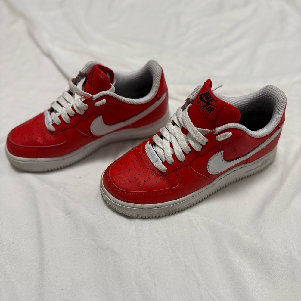 Nike Red and White Sneakers